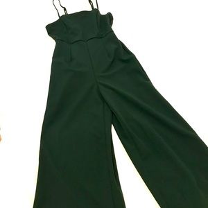 Emerald Green Spaghetti Strap Romper